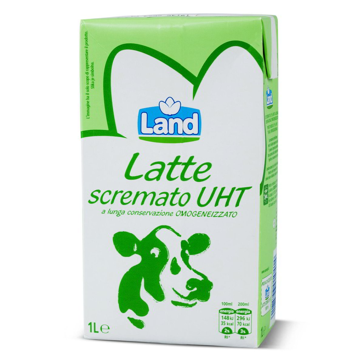 Latte Scremato Uht A Lunga Conservazione Land L In Dettaglio