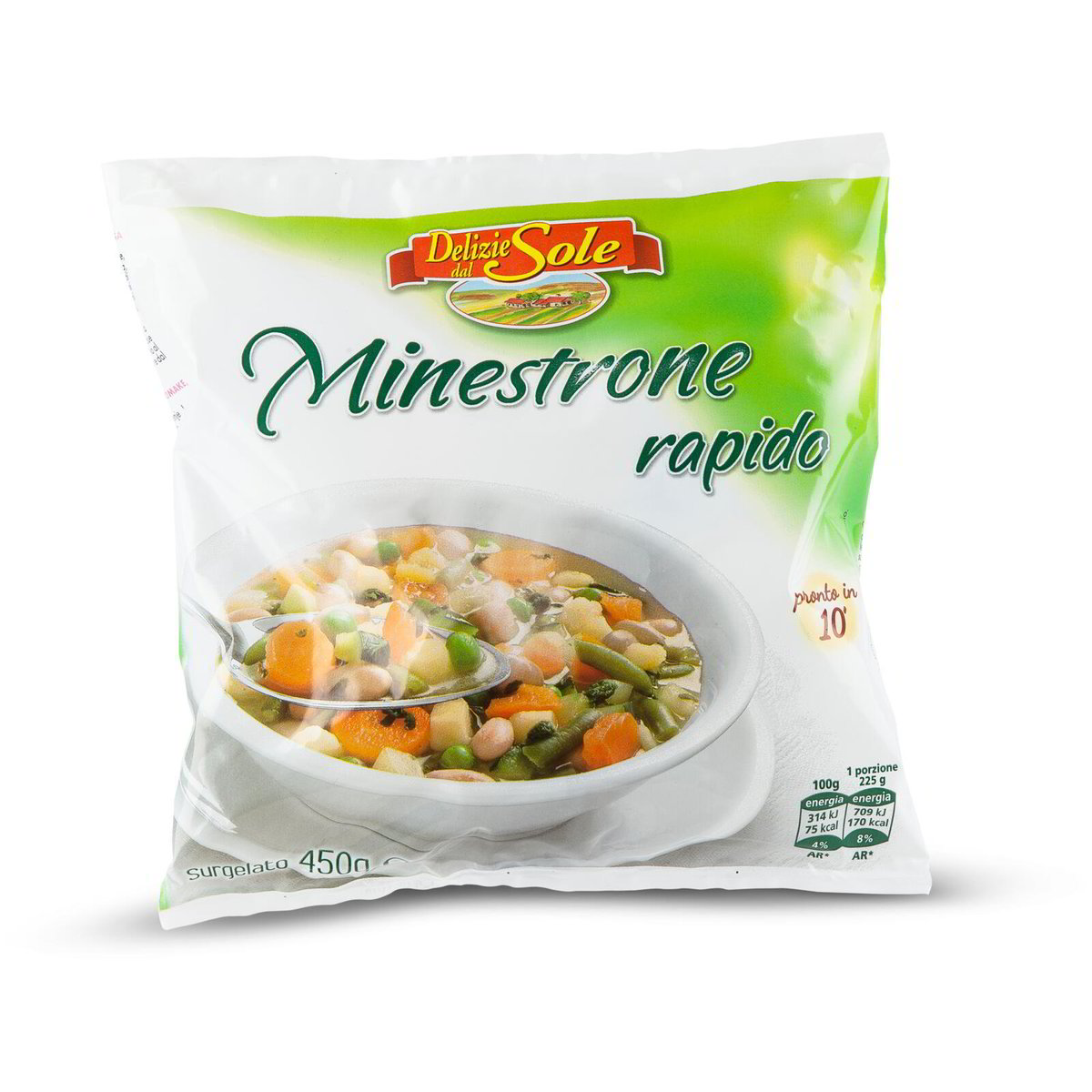 Minestrone Rapido Surgelato Delizie Dal Sole G In Dettaglio