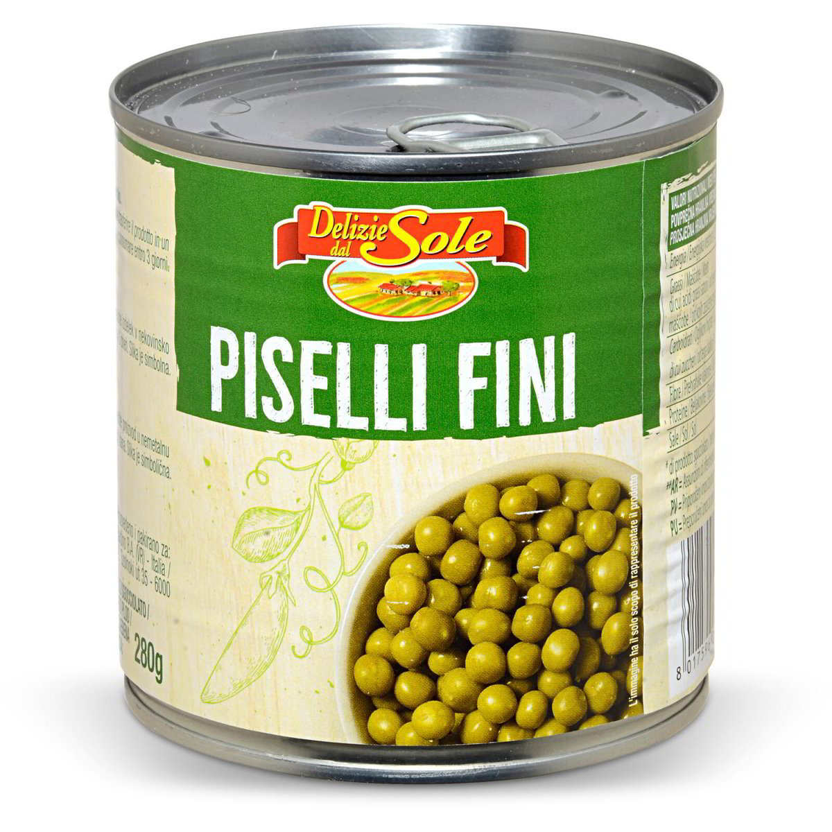 Piselli Fini DELIZIE DAL SOLE 400g In Dettaglio Eurospin Spesa Online