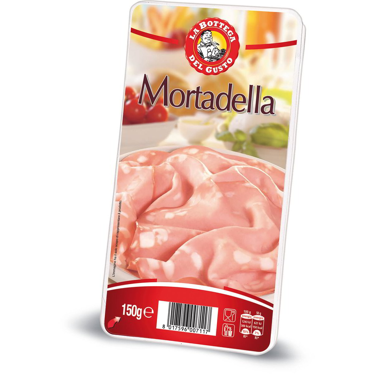 Mortadella a fette LA BOTTEGA DEL GUSTO 150g in dettaglio Eurospin