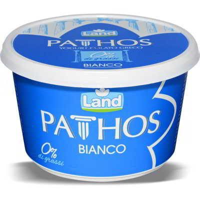 Yogurt greco bianco 0% grassi LAND 500g in dettaglio