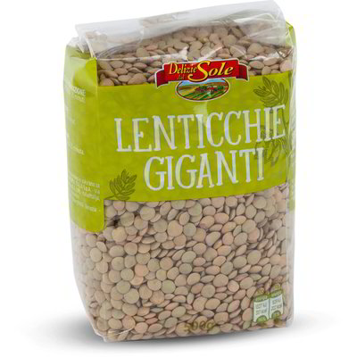 Lenticchie giganti DELIZIE DAL SOLE 500g in dettaglio