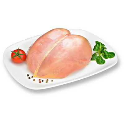 Petto di pollo bianco intero confezione famiglia LA COLLINA DELLE BONTA'  480g in dettaglio