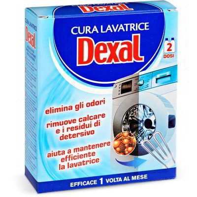 Cura lavatrice DEXAL 500ml (2 x 250ml) in dettaglio