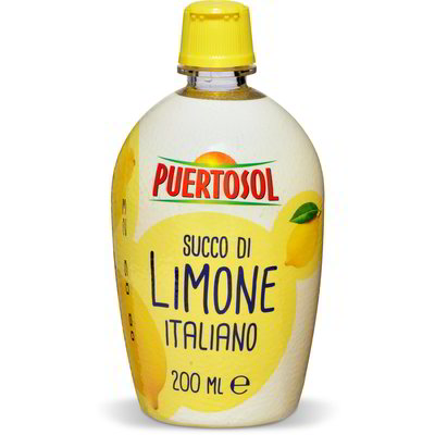 Succo di limone italiano PUERTOSOL 200ml in dettaglio