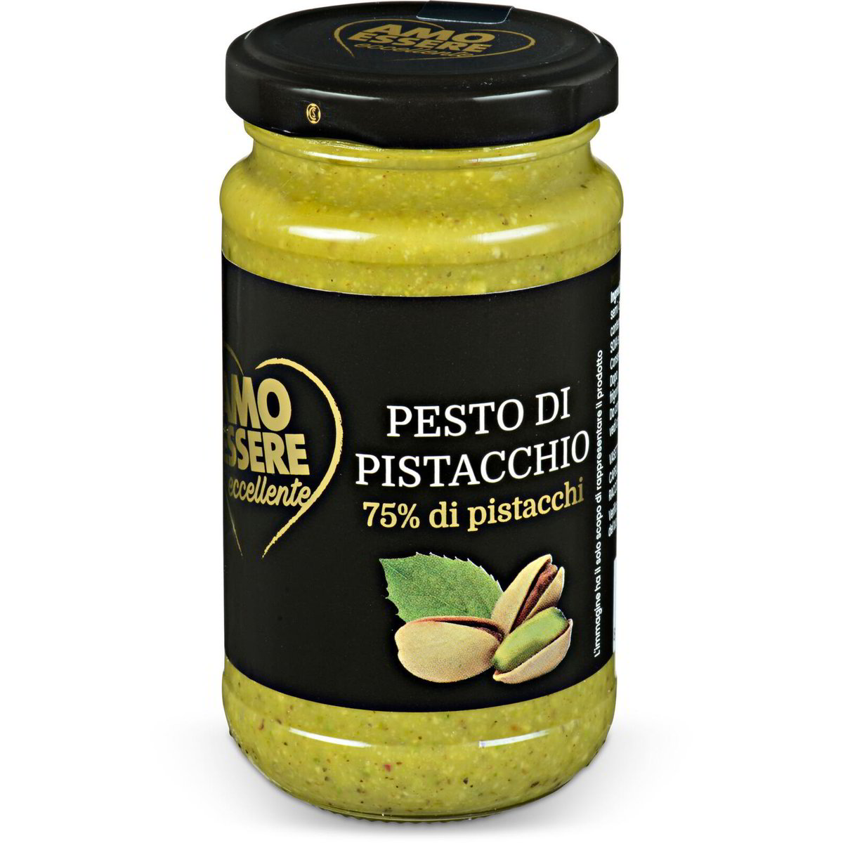 Pesto di pistacchio AMO ESSERE ECCELLENTE 190g in dettaglio Eurospin