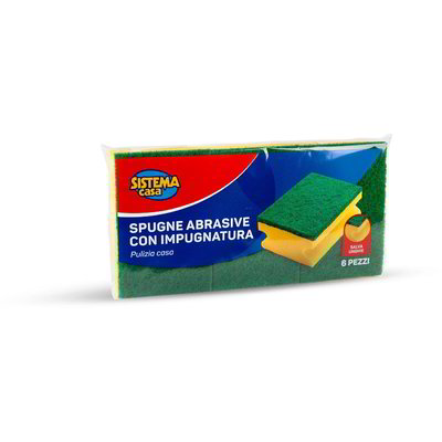 Green Non-scratch Abrasive Scourer Kitchen Washing Sponge Multipurpose Cleaning - Foto 8