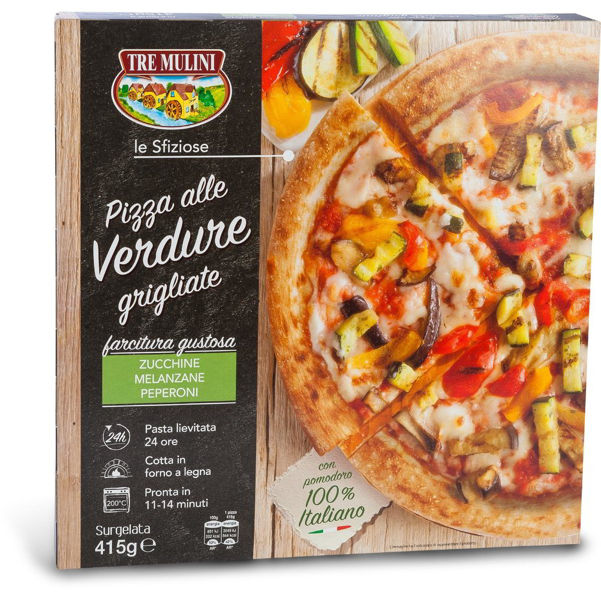 Pizza Alle Verdure Grigliate Surgelata TRE MULINI 415g In Dettaglio pizza-alle-verdure-grigliate-surgelata-tre-mulini-415g-in-dettaglio